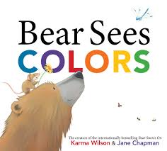 Book cover with brown bear and book title