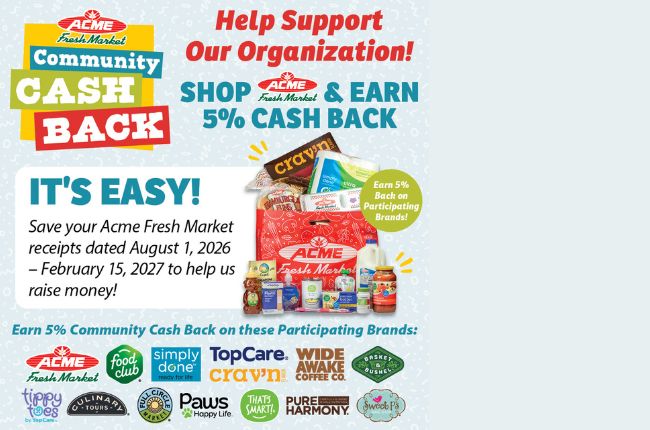 Acme poster of cash back program 
