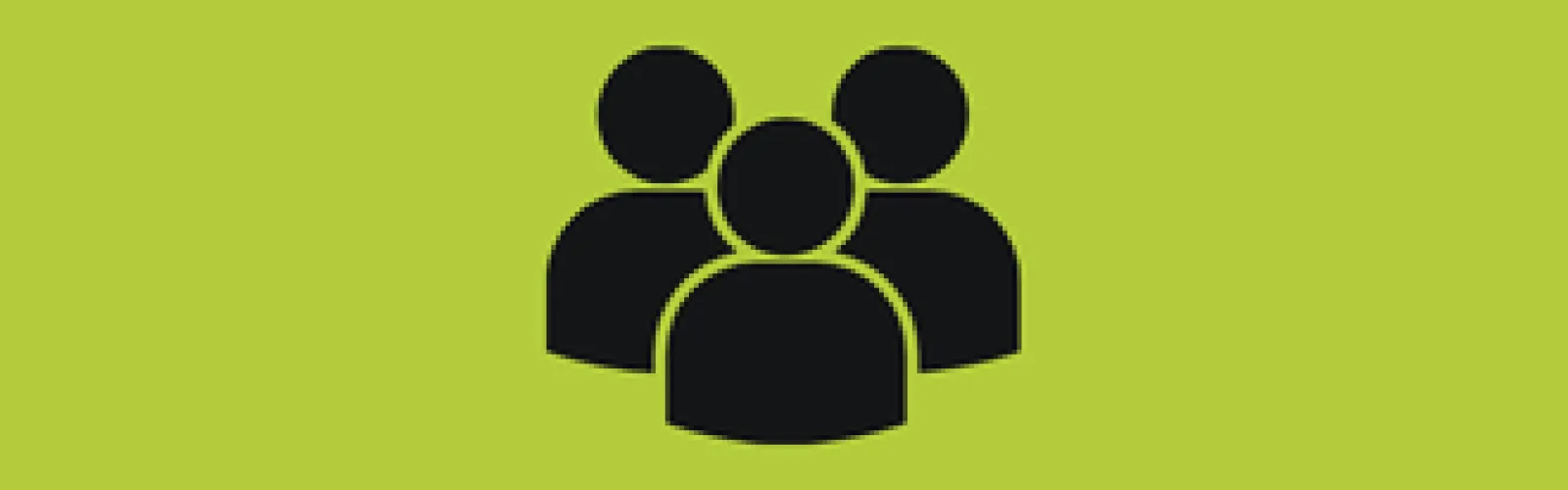Outline of three people